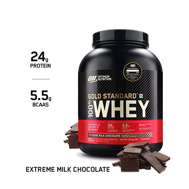 Optimum Nutrition (ON) India 100% Whey Gold